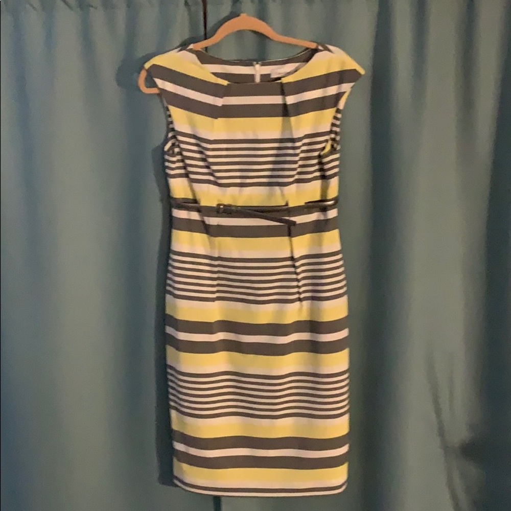 Calvin Klein summer dress striped size 6